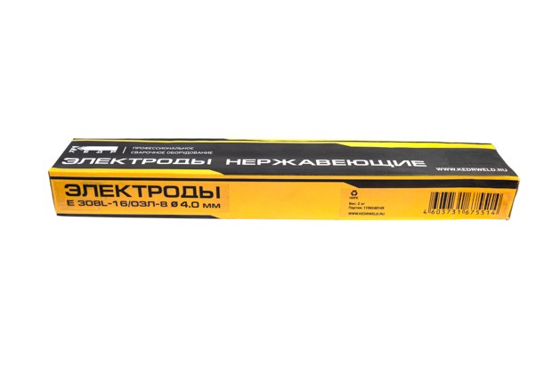 Фото 83 - Электроды КЕДР E 308L-16 / ОЗЛ-8 O 4,0 мм (пачка 2 кг).