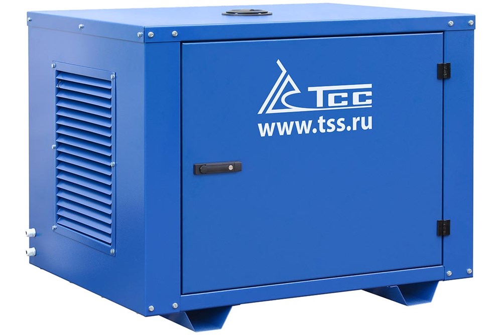 Фото 6 - Бензогенератор TSS SGG 5000EHNA в кожухе.