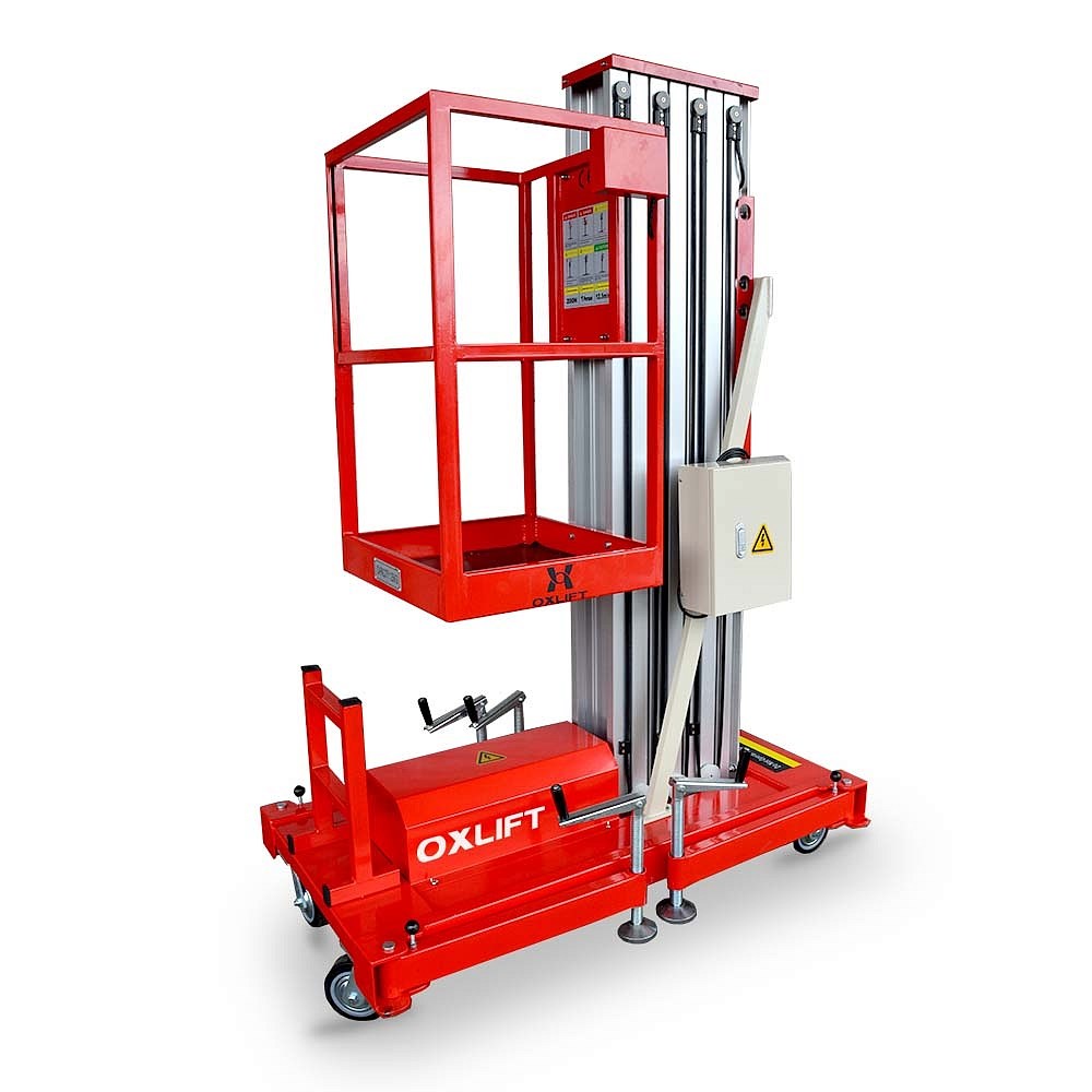 Фото 35 - Телескопический Одномачтовый Подъемник ZX-1-100 OXLIFT 10 м 125 кг.