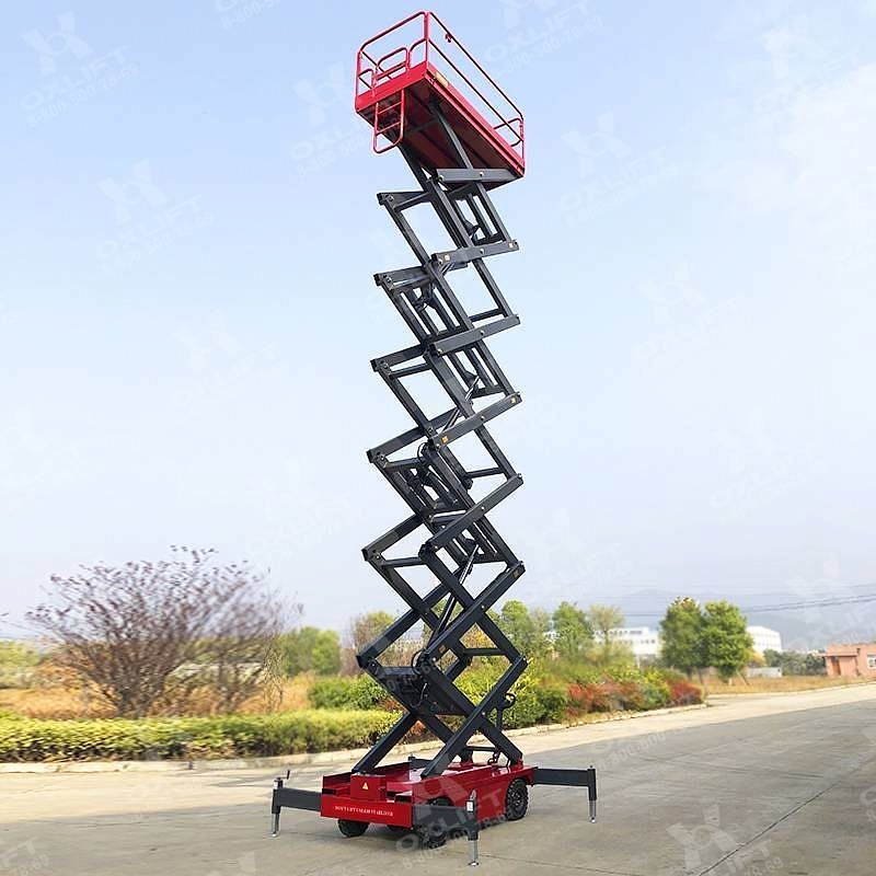 Фото 64 - Самоходный ножничный подъемник QZ-050-110 OXLIFT 500 кг 11 м.