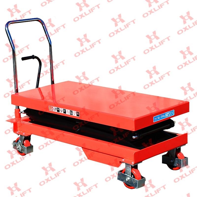Фото 9 - Гидравлический Подъемный Стол FD-100 OXLIFT 1000 кг 1700 мм 1200/610/80 мм.
