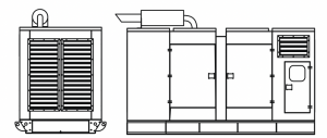 Фото 4 - Дизельный генератор Etvel ED-510DS в кожухе.